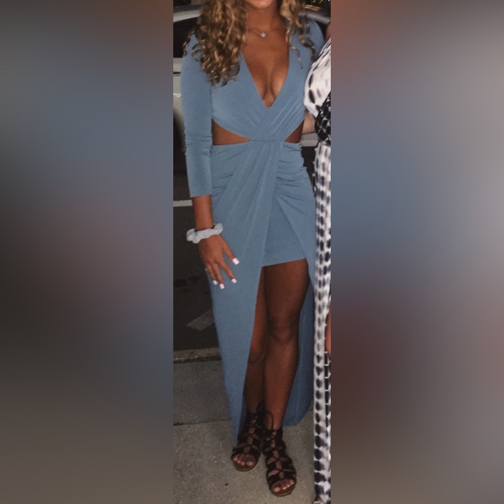 Windsor Cutout Dress - Blue